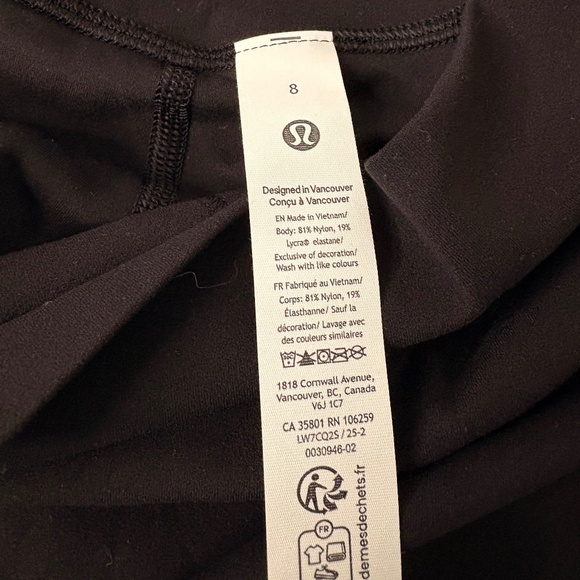 NWT LULULEMON Align High Rise Short 2" sz. 8 - Picture 3 of 6